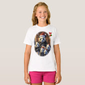 T-shirt Ours Pandas (Devant entier)