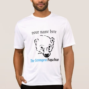T-shirt ours papa le plus fort, cadeau papa simple
