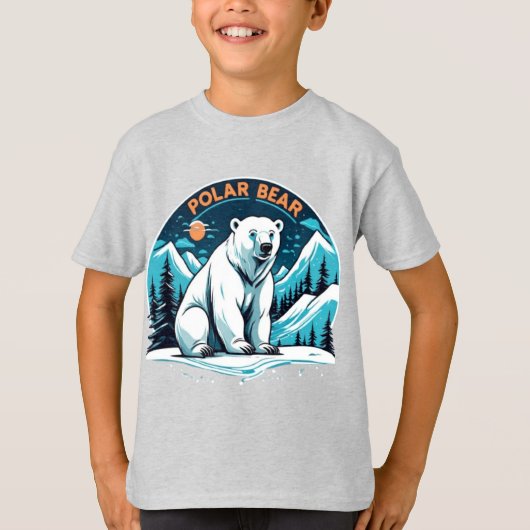 T-shirt ours polaire (Devant)