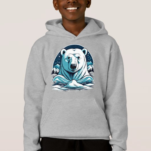 T-shirt ours polaire (Devant)