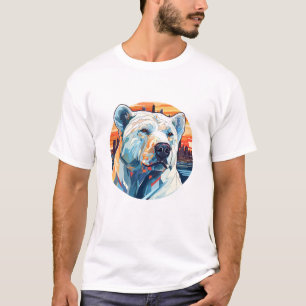 T-shirt Ours polaire Animal World Faune Découverte de beau