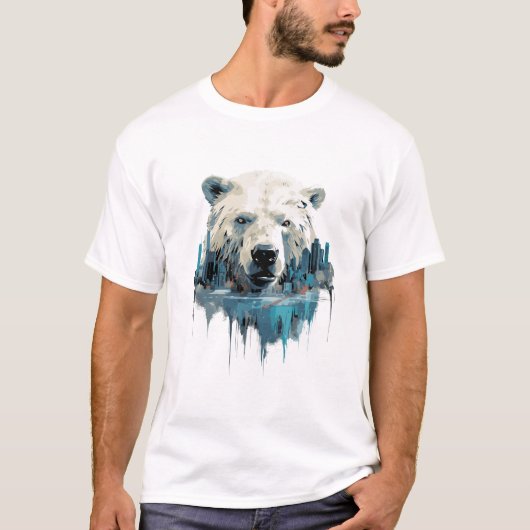 T-shirt Ours polaire Beauté animal Nature Faune Découverte (Devant)