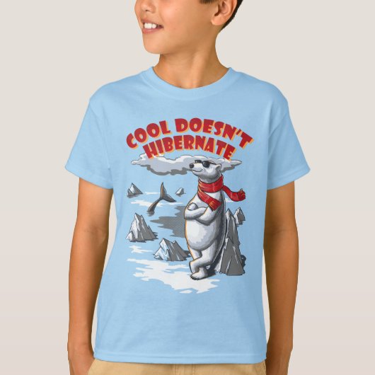 T-shirt Ours polaire cool (Devant)