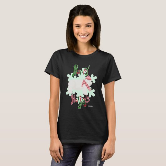 T-shirt Ours polaire de vacances (Devant entier)