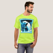 T-shirt "Ours Polaire En Colère" Belle Peinture. Commandez (Devant entier)