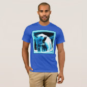 T-shirt "Ours Polaire En Colère" Belle Peinture. Commandez (Devant entier)