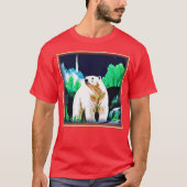 T-shirt Ours polaire en pleine nature. Commandez dès maint (Devant)