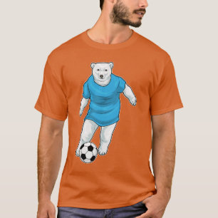 T-shirt Ours polaire joueur de football Football