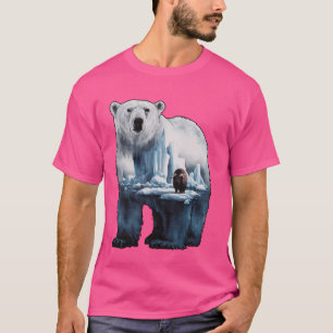 T-shirt Ours polaire Majestueux Ox Arctique Pittoresque Na