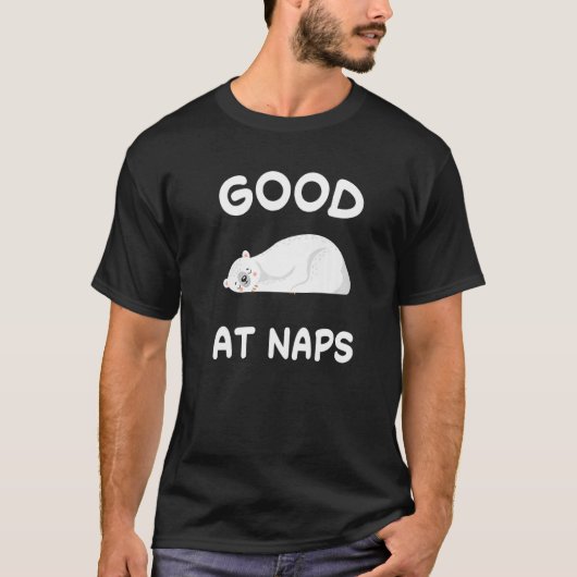 T-shirt Ours Polaire Nap Pyjama Dormir nuit (Devant)