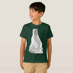 T-shirt Ours Polaire Relâché - Art Minimaliste