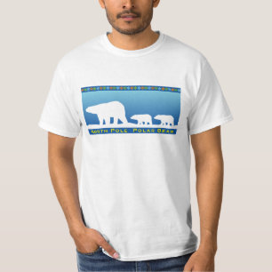 T-shirt Ours polaire sur glace