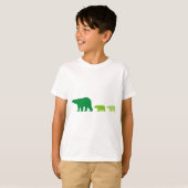 T-shirt Ours polaire vert (Devant entier)