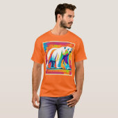 T-shirt Ours Polaire Vibrant (Devant entier)