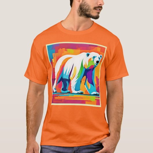 T-shirt Ours Polaire Vibrant (Devant)