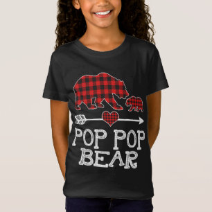 T-Shirt Ours Pop Pop Pop Rouge Un Cube Correspondant Buffl