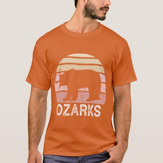 T-shirt Ours Rétro des Ozarks (Devant)