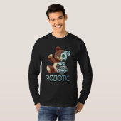 T-shirt Ours Robot Robotique Cuddin Cyborg (Devant entier)