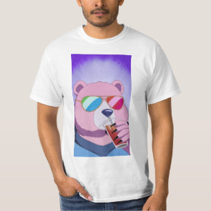 T-shirt Ours rose
