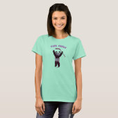 T-shirt Ours rose panda (Devant entier)