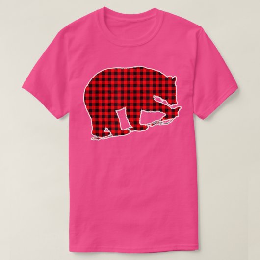 T-shirt Ours rouge 1703 (Design devant)