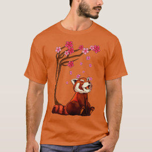 T-shirt Ours rouge panda mignon