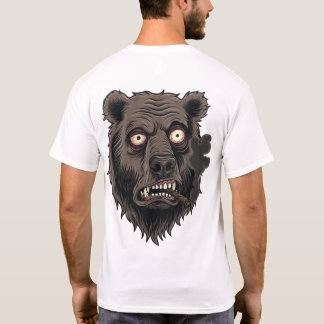 T-shirt Ours sauvage Aura Fumé