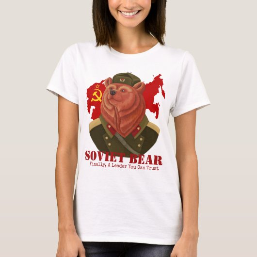 T-shirt Ours soviétique (Devant)