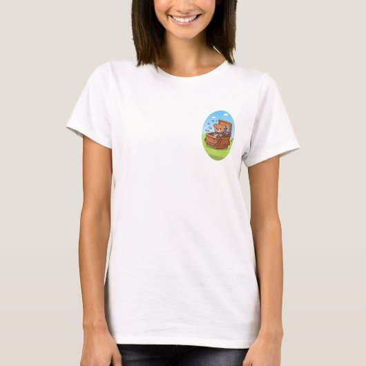 T-shirt Ours Surprise Pique-Nique (Devant)