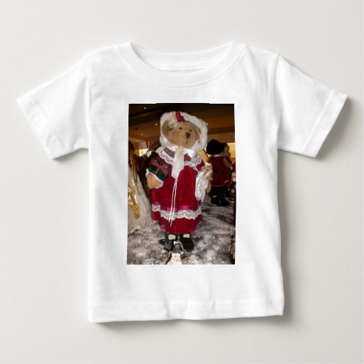 T-shirt Ours Teddy Patinage de Noël (Devant)