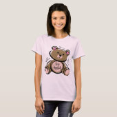 T-shirt Ours Teddy Très Encombrant (Devant entier)