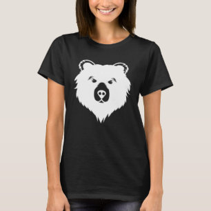 T-shirt Ours Tête Femmes Hommes Ours Graphique