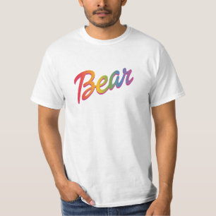 T-shirt Ours texte en 4 couleurs, option