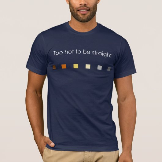 T-shirt Ours trop chaud - obscurité (Devant)