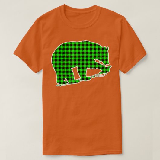T-shirt Ours vert (Design devant)
