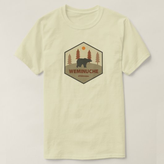 T-shirt Ours Weminuche Wilderness Colorado (Design devant)