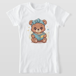 T-Shirt Ourson lisant un livre