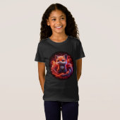 T-Shirt Ourson Renard Rouge Mignon (Devant entier)