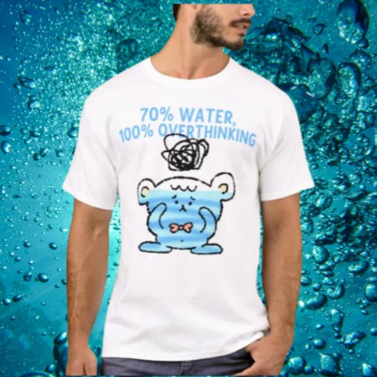 T-shirt Ourson Rumineur – 70 % d'eau, 100 % de pen