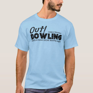 T-shirt Out Bowling League 10 ans Logo original Tee