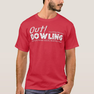 T-shirt Out Bowling League 10 ans membre fondateur Tee