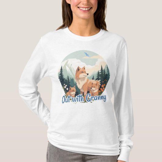 T-shirt Out with Granny (Devant)
