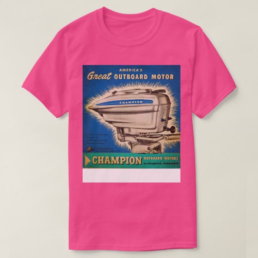 T-shirt Outboards Champion (Design devant)