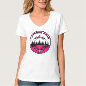 T-shirt Outdoor Girls Logo (Devant)