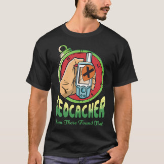 T-shirt Outdoor Nature Camping People Hiker Geocacher Gps 