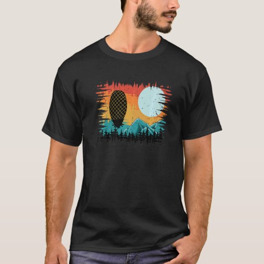 T-shirt Outdoor Swinger Hiking Camping Retro Upside Down P (Devant)