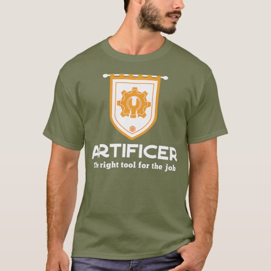 T-shirt Outil De Droit De Classe RPG Artificer Pour Le Tra (Devant)
