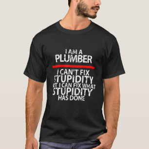 T-shirt Outil de plomberie pour le travail de plomberie Sa