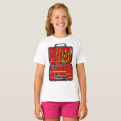 T-shirt Outils Dans Une Boîte À Outils (Devant entier)