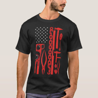 T-shirt Outils de bijouterie Créateur de drapeau américain